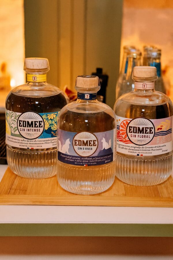 EDMÉE Collection box set : Winter GIN – GIN Intense – Gin Floral – 20 cl